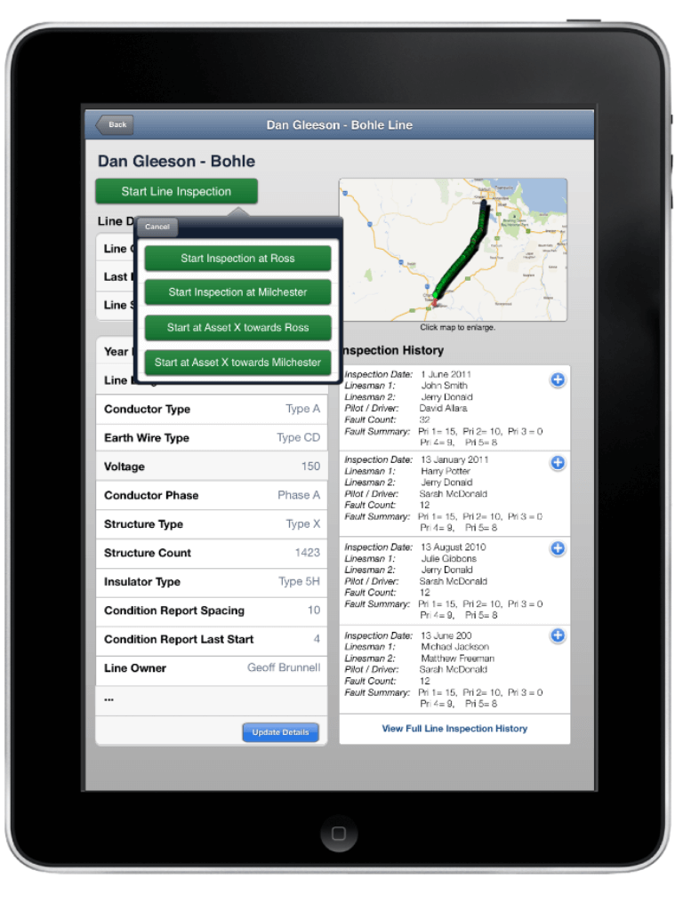 Power Line Inspection Software Powerline Inspection | Meridian Helicopters | Aerial Platform ...